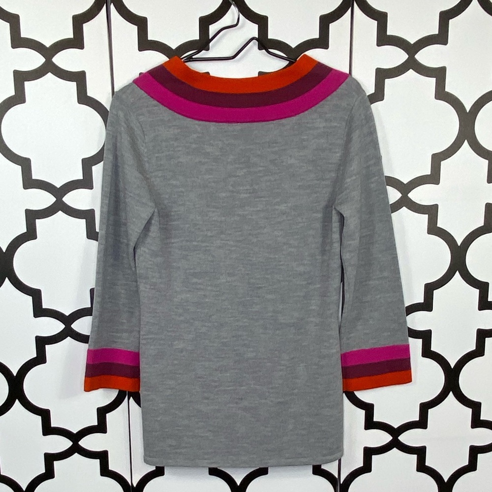 Tory Burch V-Neck Sweater - Picture 3 of 4